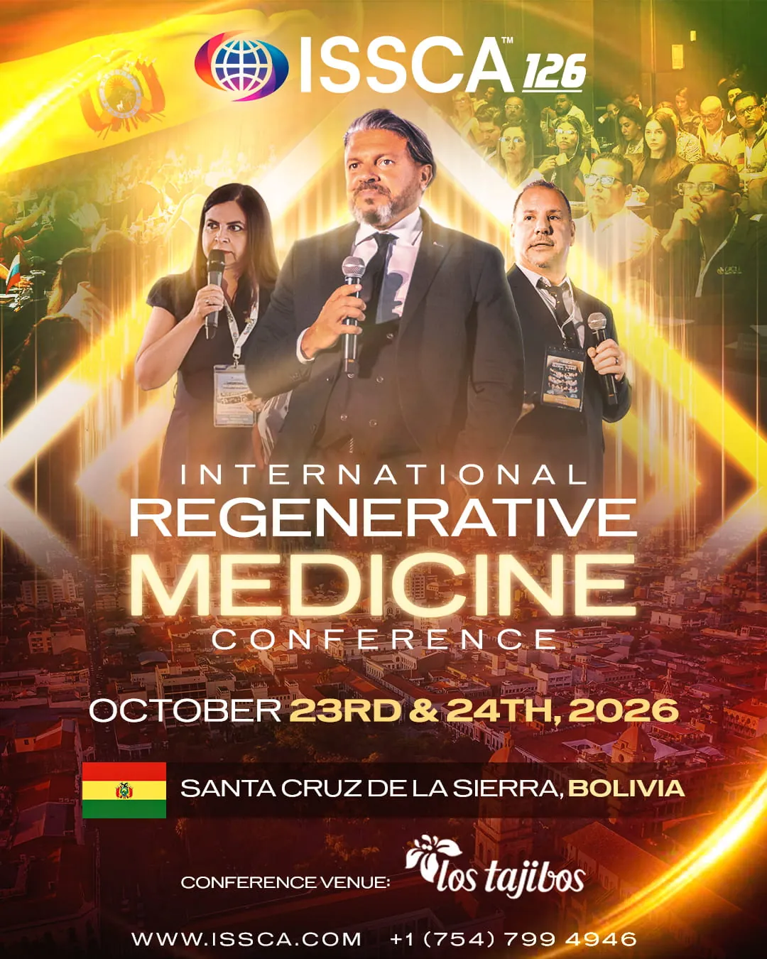 International Regenerative Medicine Conference — Santa Cruz de la Sierra, Bolivia — October 23rd–24th, 2026