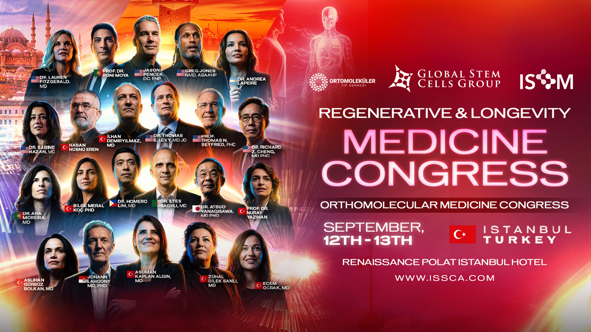 ISSCA Istanbul 2026 — International Regenerative Medicine Conference