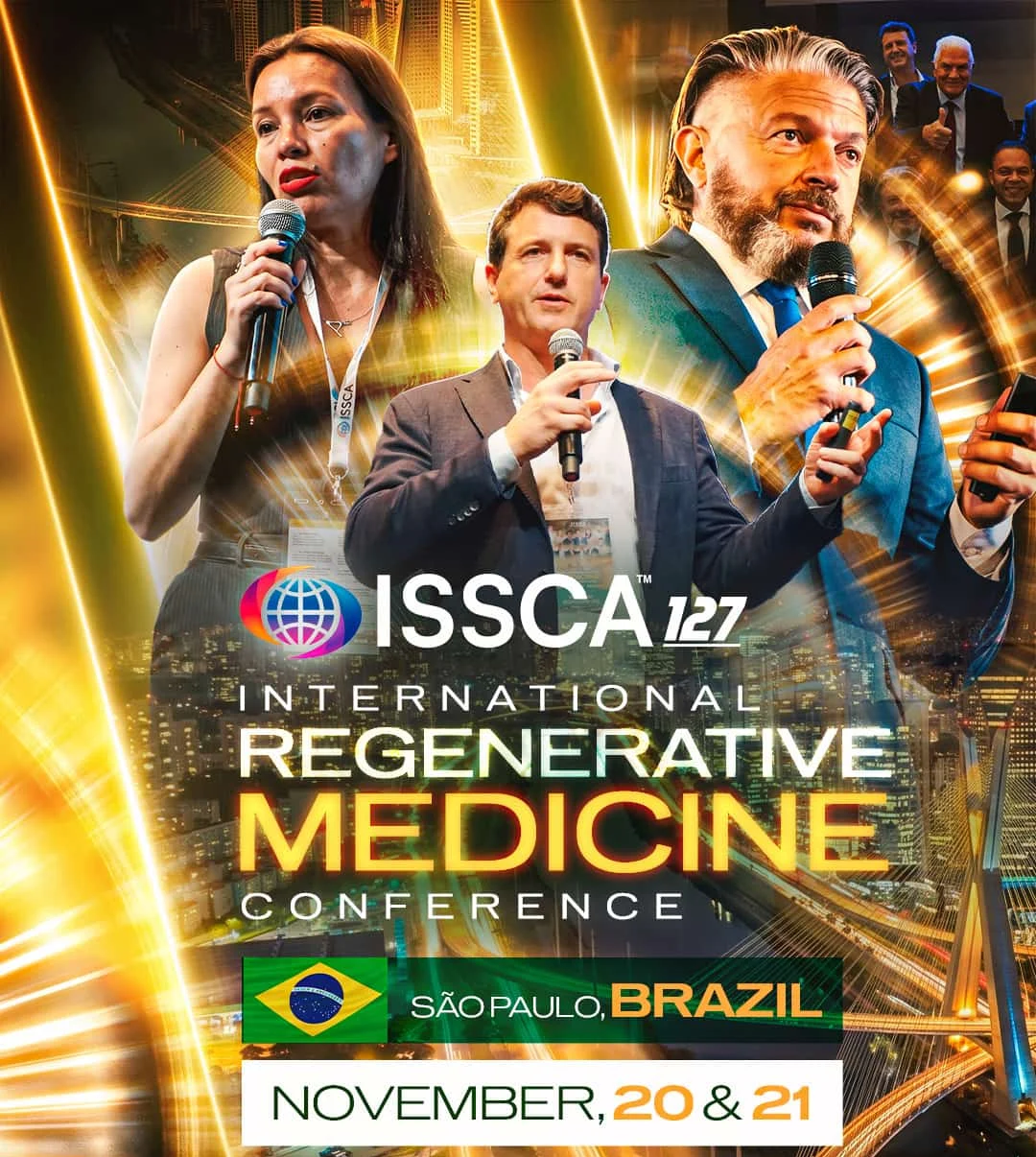 ISSCA 127 International Regenerative Medicine Conference flyer — São Paulo, Brazil, November 20 & 21