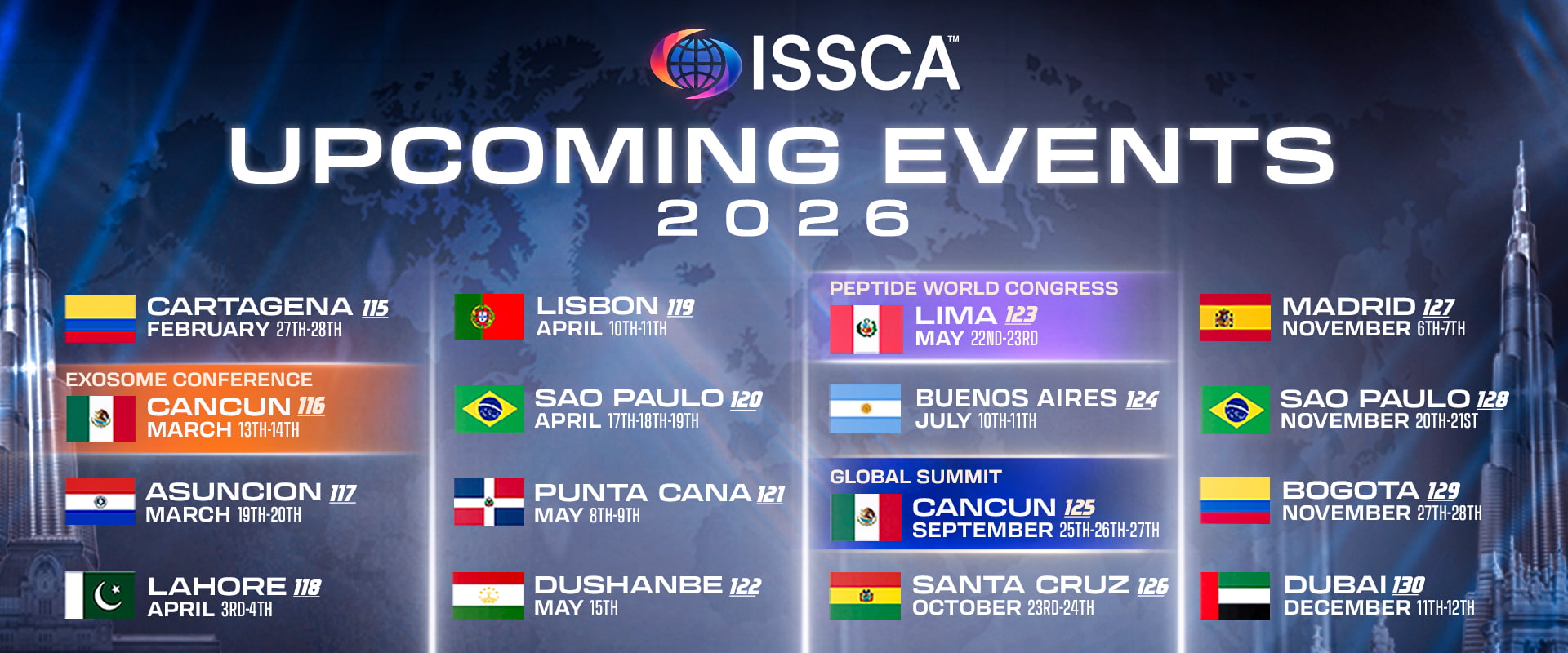 ISSCA Upcoming Events